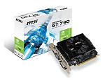 1177807 Видеокарта PCIE16 GT730 2GB GDDR3 N730-2GD3V2 MSI