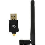 1965454 Digma DWA-AC600E Net Adapter WiFi AC600 USB 2.0 (ant.ext.rem) 1ant. (pack:1pcs)