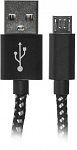485604 Кабель Buro Braided BHP RET MICUSB-BR USB (m)-micro USB (m) 1м черный