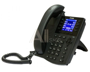 1000708466 IP-телефон/ VoIP PoE Phone, 100Base-TX WAN, 100Base-TX LAN, color LCD, w/o power adapter
