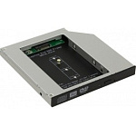 1504615 ORIENT Адаптер UHD-2M2C12, для SSD M.2 (NGFF) для установки в SATA отсек оптического привода ноутбука 12.7 мм (30347)