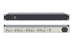 46876 Гальваническая развязка Kramer Electronics OC-4 оптического типа для сигналов видео (BNC разъемы). Регулировка уровня сигнала и контроля АЧХ для каждо