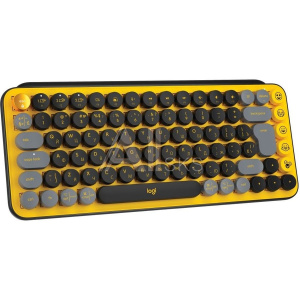 1885398 920-010716 Logitech Клавиатура беспроводная POP KEYS, Blast Yellow