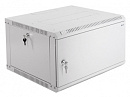 Шкаф коммутационный ЦМО ШРН-Эконом (ШРН-Э-6.500.1) настенный 6U 600x520мм пер.дв.металл 75кг серый 470мм 14.5кг 180град. 345мм