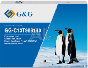 1523141 Картридж струйный G&G GG-C13T966140 T9661 черный (40000стр.) (795мл) для Epson WorkForce Pro WF-M5299DW/M5799DWF/M5298DW