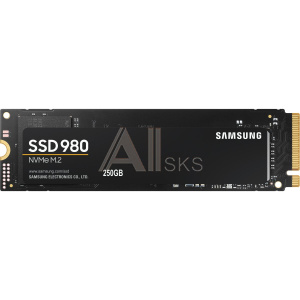 1000689231 Твердотельные накопители/ Samsung SSD 980, 250GB, M.2(22x80mm), NVMe 1.4, PCIe 3.0 x4, 3-bit MLC, R/W 2900/1300MB/s, IOPs 230 000/320 000, TBW 150,