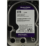 11039747 Жесткий диск/ HDD WD SATA3 6TB Purple 5400 RPM 256Mb 1 year warranty