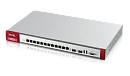 1000591198 Межсетевой экран/ ZYXEL ZyWALL USG FLEX 700, Rack, Firewall 12 configurable (LAN / WAN) GE ports, 2xSFP, 2xUSB3.0, AP Controller (8/264), Device HA
