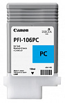 839879 Картридж струйный Canon PFI-106PC 6625B001 фото голубой для Canon iPF6300S/6400/6450