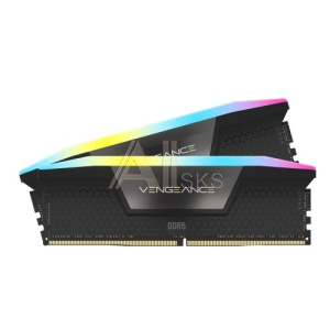 1954241 Радиатор CORSAIR Память DDR5 2x16Gb 5600MHz CMH32GX5M2B5600C36K Vengeance RGB RTL PC5-44800 CL36 DIMM 288-pin 1.25В с радиатором