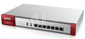 USG110-RU0102F Межсетевой экран Zyxel USG110 с набором подписок на 1 год (AS,AV,CF,IDP), Rack, 2xWAN GE, 1xOPT GE (LAN/WAN), 4xLAN/DMZ GE, Device HA Pro, 2xUSB3.0, A