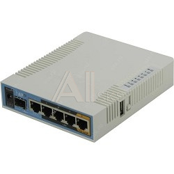 1399678 Маршрутизатор MIKROTIK RB962UiGS-5HacT2HnT Беспроводной hAP ac 2.4+5ГГц, 802.11a/b/g/n/ac, 5x Ethernet 1G, 1x SFP