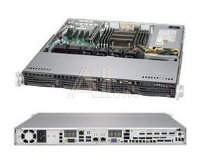 1164217 Серверная платформа SUPERMICRO 1U SATA BLACK SYS-5018R-M