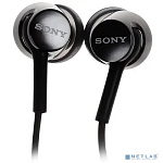 Sony MDR-EX155AP B Наушники-вкладыши с микрофоном, черный Sony MDR-EX155AP B Наушники-вкладыши с микрофоном, черный