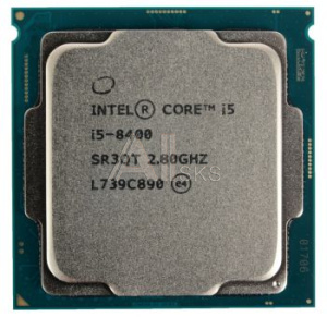 494724 Процессор Intel Original Core i5 8400 Soc-1151v2 (BX80684I58400 S R3QT) (2.8GHz/Intel UHD Graphics 630) Box