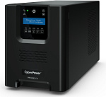 1000449182 ИБП CyberPower PR1500ELCD, Line-Interactive, 1500VA/1350W, 8 IEC-320 С13 розеток, USB&Serial, SNMPslot, LCD дисплей, Black, 0.5х0.3х0.35м., 28.3кг.