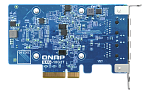 1000720627 Сетевая карта QNAP Сетевая карта/ QXG-10G2T Dual-port BASET 10GbE network expansion card; low-profile form factor; PCIe Gen3 x4