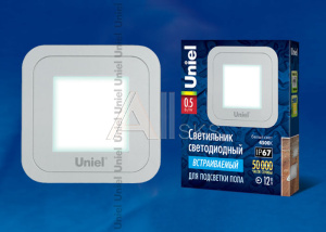08936 ULE-S06-0,5W/NW IP67 SILVER картон