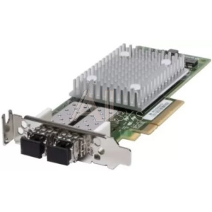 11004695 406-BBQG Контроллер QLogic 2772 Dual Port 32Gb Fibre Channel HBA PCIe, Low Profile