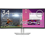 11015195 LCD Dell 34" S3423DWC серебристый/черный {VA 3440x1440 4ms HDMI USB} [210-beje]