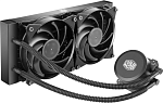 1000442403 Система охлаждения/ Cooler Master MasterLiquid Lite 240 (200W, 240mm, fans: 2x120mm/66.7CFM/30dBa/2000rpm, 1200/115X/2066/2011-V3/2011/AM5/AM4/AM3