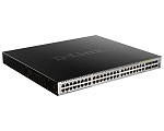 D-Link DGS-3630-52PC/A1ASI, PROJ L3 Managed Switch with 44 10/100/1000Base-T ports and 4 100/1000Base-T/SFP combo-ports and 4 10GBase-X SFP+ ports (48