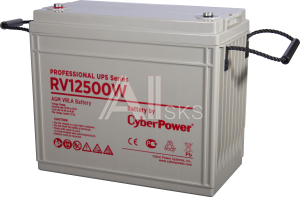 1000527507 Аккумуляторная батарея PS UPS CyberPower RV 12500W / 12 В 150 Ач Battery CyberPower Professional UPS series RV 12500W, voltage 12V, capacity