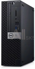 1071122 ПК Dell Optiplex 7060 SFF i7 8700 (3.2)/8Gb/1Tb 7.2k/UHDG 630/DVDRW/Windows 10 Professional 64/GbitEth/260W/клавиатура/мышь/черный/серебристый