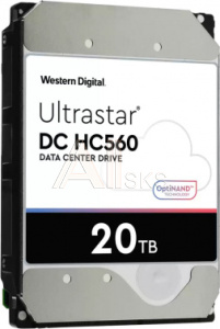 1687105 Жесткий диск WD Original SATA-III 20Tb 0F38755 WUH722020ALE6L4 Ultrastar DC HC560 (7200rpm) 512Mb 3.5"