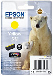435400 Картридж струйный Epson T2614 C13T26144012 желтый (300стр.) (4.5мл) для Epson XP-600/700/800