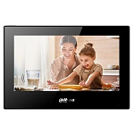 1997980 DAHUA DHI-VTH5321GB-W Монитор видеодомофона IP 7-дюймовый, черный, ёмкостной сенсорный экран, поддержка micro-SD до 256Гб, питание DC 12В/PoE