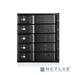Procase T3-305-SATA3-BK {Hot-swap корзина 5 SATA3/SAS 6Gb (черный) hotswap trayless aluminium mobie rack module (3x5,25)}