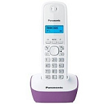 1192828 Panasonic KX-TG1611RUF (сиреневый) {АОН, Caller ID,12 мелодий звонка,подсветка дисплея,поиск трубки}