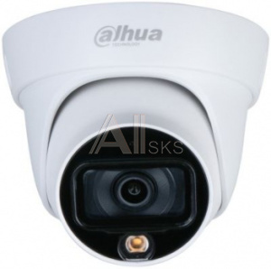 1405741 Камера видеонаблюдения аналоговая Dahua DH-HAC-HDW1239TLP-LED-0360B 3.6-3.6мм HD-CVI цветная корп.:белый