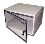 TWT-CBWL-9U-6x4 Шкаф настенный Lite, 9U 520x450, стеклянная дверь
