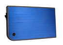 865271 Внешний корпус для HDD/SSD AgeStar 3UB2A14 SATA II USB3.0 пластик/алюминий синий 2.5"