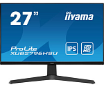27" Iiyama ProLite XUB2796HSU-B1 1920x1080@75Гц IPS LED 16:9 1ms HDMI DP 2*USB2.0 80M:1 1000:1 178/178 250cd HAS Pivot Tilt Swivel Speakers Black