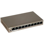 11060396 IP-COM F1110P-8-63W Коммутатор PoE неуправляемый 10-Ports 10/100 Mbps Base-TX / 8-Ports PoE (PoE бюджет 58W)
