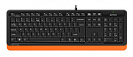 1147534 Клавиатура A4Tech Fstyler FK10 черный/оранжевый USB