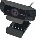 1882537 Камера Web Logitech Pro Stream C922 черный 3Mpix (1920x1080) USB2.0 с микрофоном (960-001089)