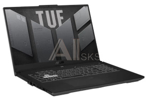 3215455 Ноутбук ASUS TUF FX707ZU4-HX019 17.3" 1920x1080/Intel Core i7-12700H/RAM 16Гб/SSD 512Гб/RTX 4050 6Гб/ENG|RUS/DOS/серый/2.6 кг 90NR0FJ5-M000U0