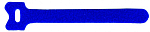 LAN-VCM125-BL Хомут-липучка 125мм, 20 шт., синий