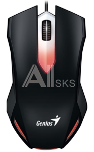 31040034100 Genius Gaming Mouse X-G200, USB, 1000dpi, RGB, Black