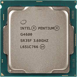 410644 Процессор Intel Original Pentium Dual-Core G4600 Soc-1151 (BX80677G4600 S R35F) (3.6GHz/Intel HD Graphics 630) Box