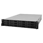 Система хранения данных Synology 2U/12bay 8C 2,1GhzCPU/8Gb(64)/RAID0,1,10,5,6/upto 36HDD (2xRX1217(RP))/2xUSB/4GbE+2x10GE/2xPCIe/iSCSI/2xIPcam(upto90)