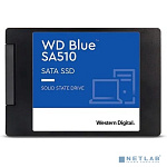 Твердотельный накопитель/ WD SSD Blue, 2.0TB, 2.5" 7mm, SATA3, R/W 560/530MB/s, IOPs 95 000/84 000, TBW 500, DWPD 0.1 (12 мес.)