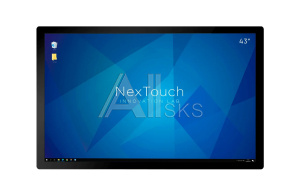 Интерактивный комплекс [IFCNV1PNT43] Nextouch [NextPanel 43P] 43", FHD (1920х1080), PCAP, 400 кд/м2, 4000:1, 10 касаний, Intel Pentium, DDR4 8Гб, SSD