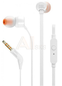 3208998 Гарнитура JBLT110WHT T110 WHITE JBL