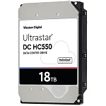 1316732 Жесткий диск WESTERN DIGITAL ULTRASTAR SATA 18TB 7200RPM 6GB/S 256MB DC HC550 0F38459 WD
