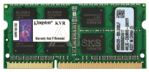1000619877 Память оперативная/ Kingston 8GB 1600MHz DDR3 Non-ECC CL11 SODIMM (Select Regions ONLY)